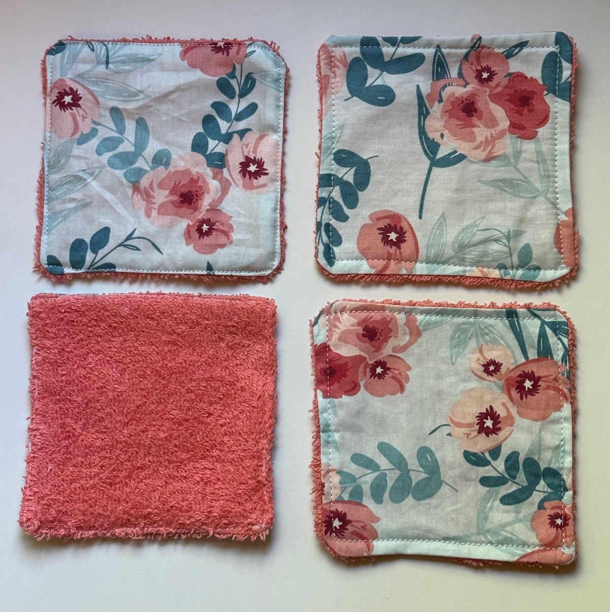 Reusable Makeup Wipes – Set of 4 Facial Squares
